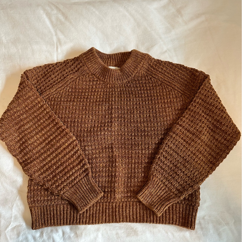 Brown Crop Sweater